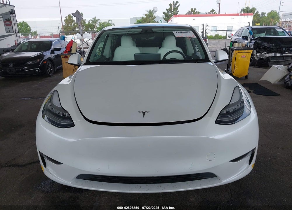 2021 TESLA MODEL Y LONG RANGE DUAL MOTOR ALL-WHEEL DRIVE VIN: 5YJYGDEE3MF154056