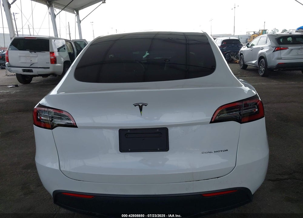 2021 TESLA MODEL Y LONG RANGE DUAL MOTOR ALL-WHEEL DRIVE VIN: 5YJYGDEE3MF154056