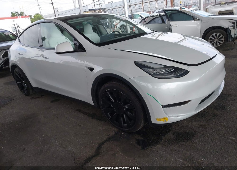 2021 TESLA MODEL Y LONG RANGE DUAL MOTOR ALL-WHEEL DRIVE VIN: 5YJYGDEE3MF154056