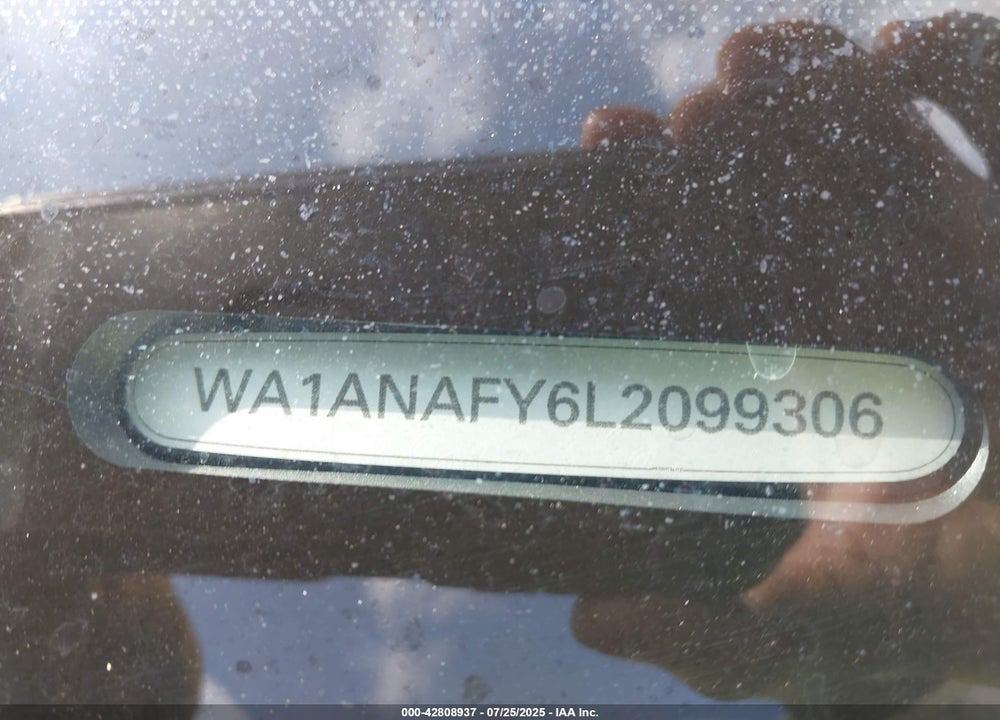 2020 AUDI Q5 VIN: WA1ANAFY6L2099306