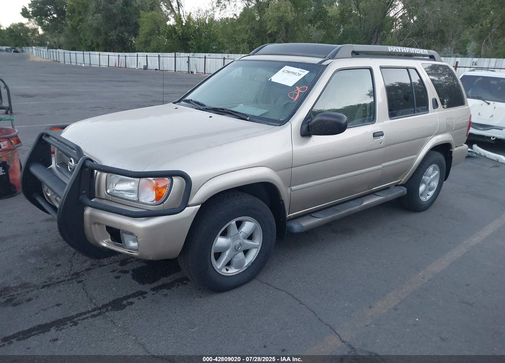 2002 NISSAN PATHFINDER VIN: JN8DR09Y82W709621