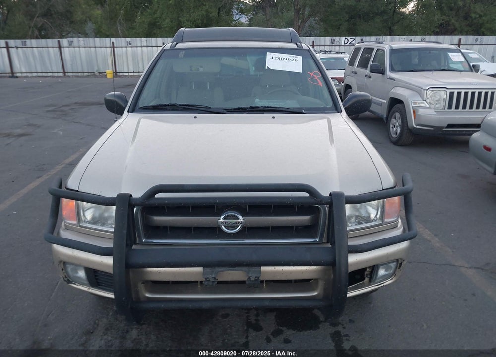 2002 NISSAN PATHFINDER VIN: JN8DR09Y82W709621