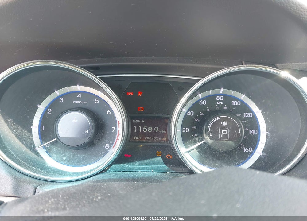 2011 HYUNDAI SONATA VIN: 5NPEB4AC3BH007000