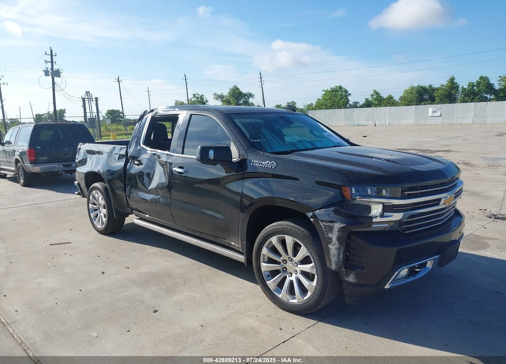 2021 CHEVROLET SILVERADO 1500 4WD SHORT BED HIGH COUNTRY VIN: 3GCUYHEL4MG166583