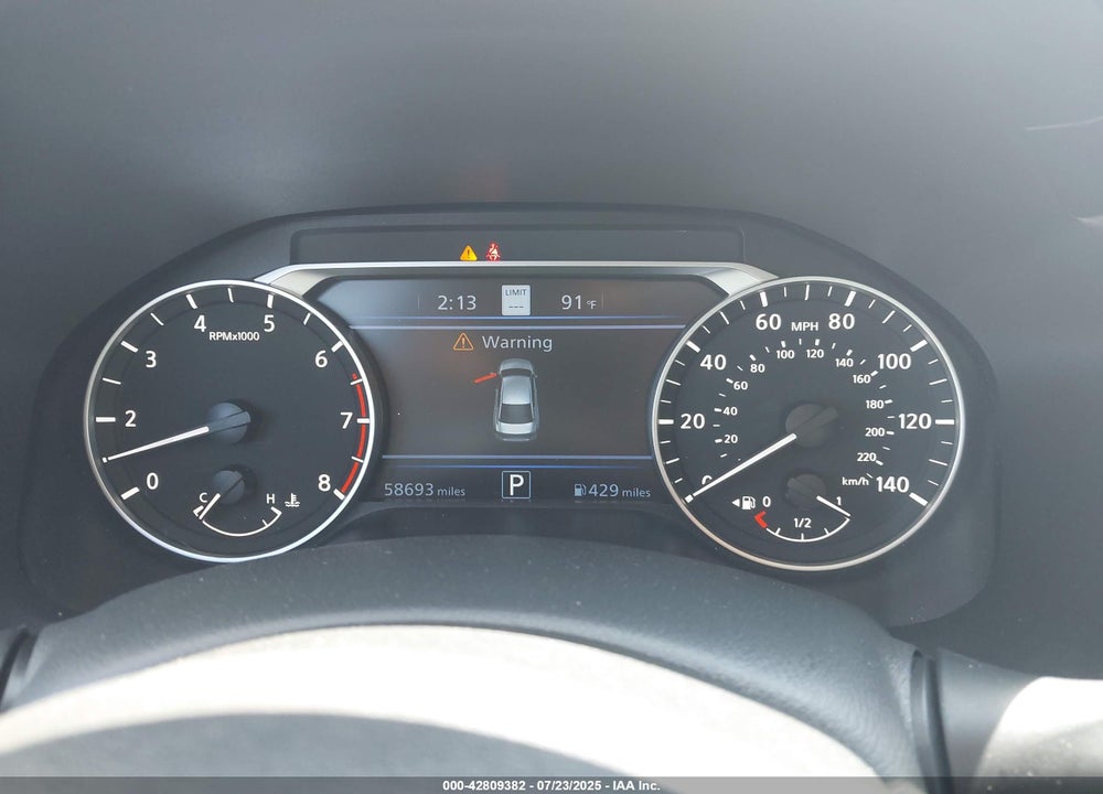 2023 NISSAN ALTIMA SL FWD VIN: 1N4BL4EV8PN343041