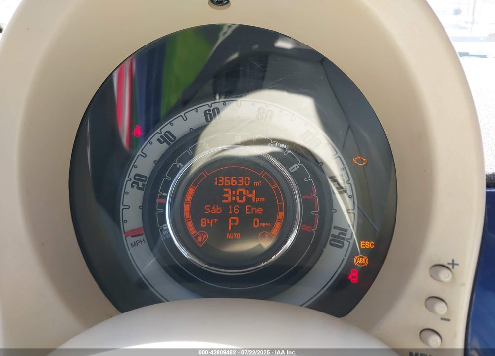2012 FIAT 500 VIN: 3C3CFFAR5CT131030