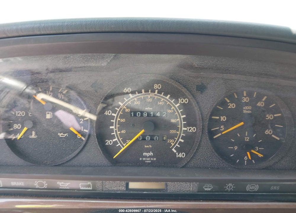 1987 MERCEDES-BENZ 300 SDL VIN: WDBCB25D5HA316190