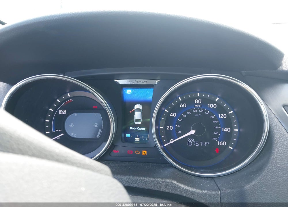 2013 HYUNDAI SONATA HYBRID VIN: KMHEC4A49DA087284