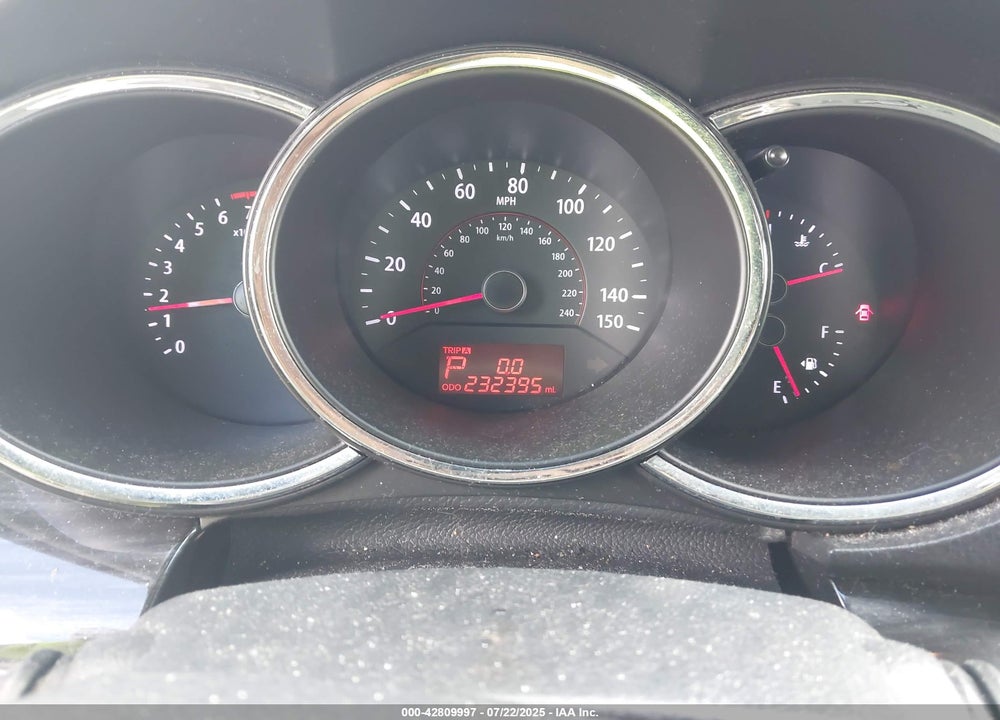 2013 KIA SORENTO VIN: 5XYKU4A62DG330407