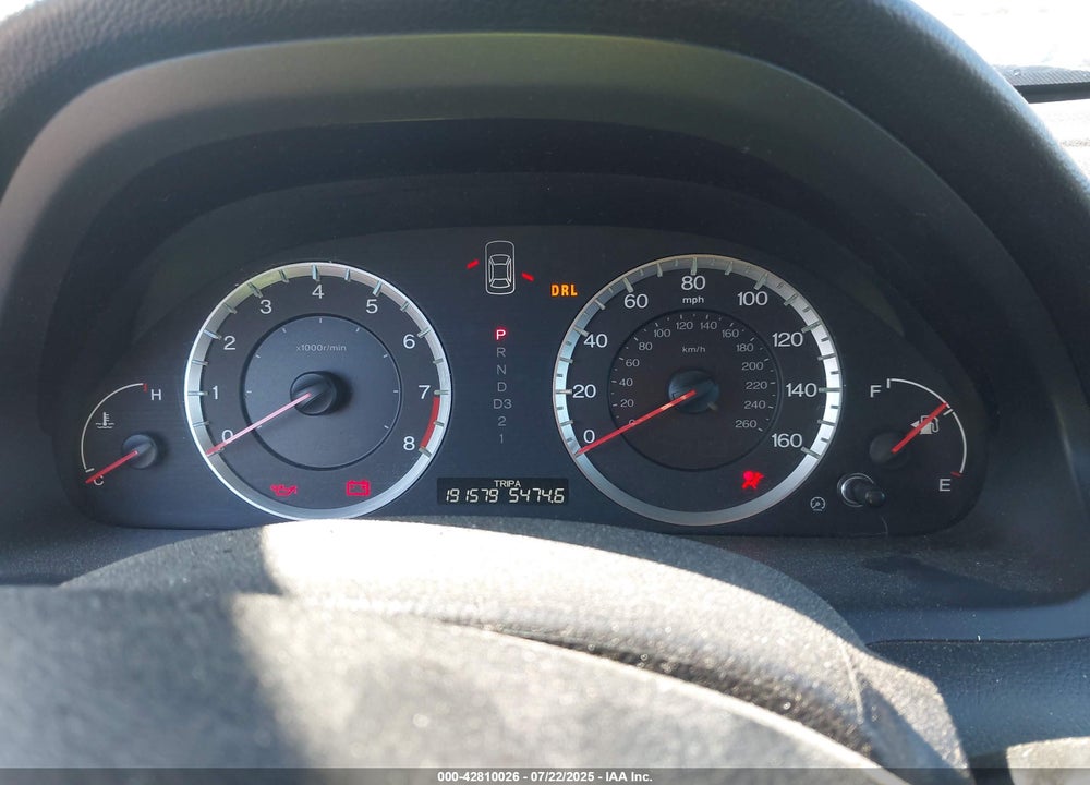 2009 HONDA ACCORD VIN: 1HGCP268X9A012652