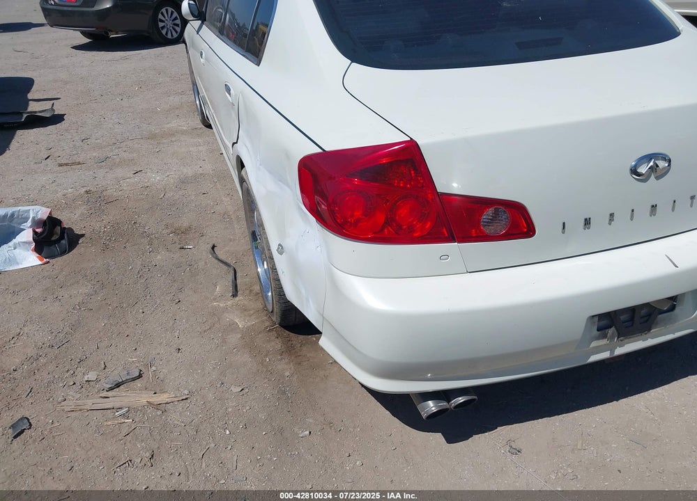 2006 INFINITI G35 VIN: JNKCV51E46M507022