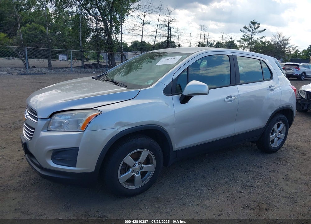 2015 CHEVROLET TRAX VIN: KL7CJPSB4FB215988