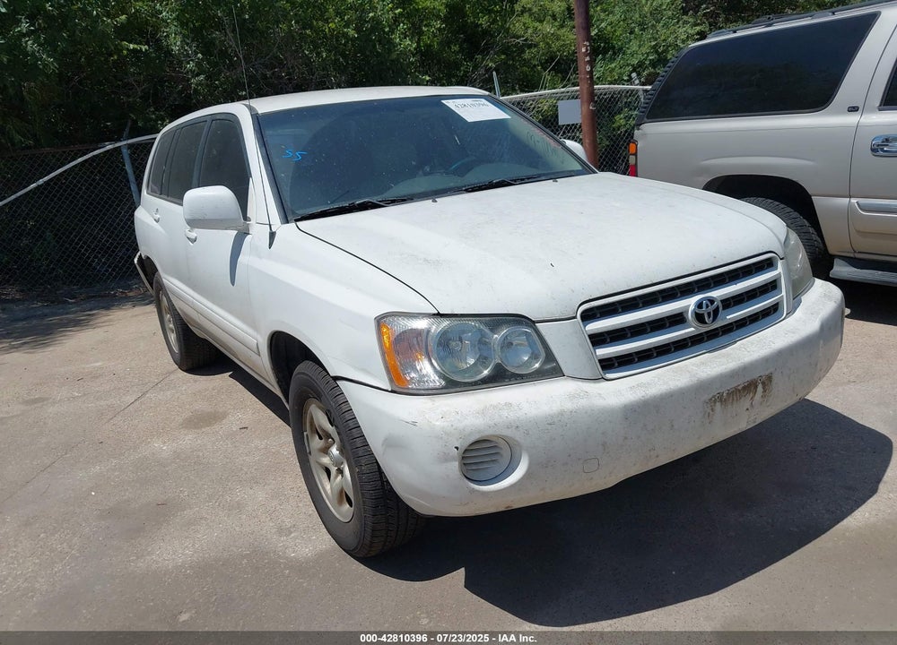 2002 TOYOTA HIGHLANDER VIN: JTEGF21A920060292