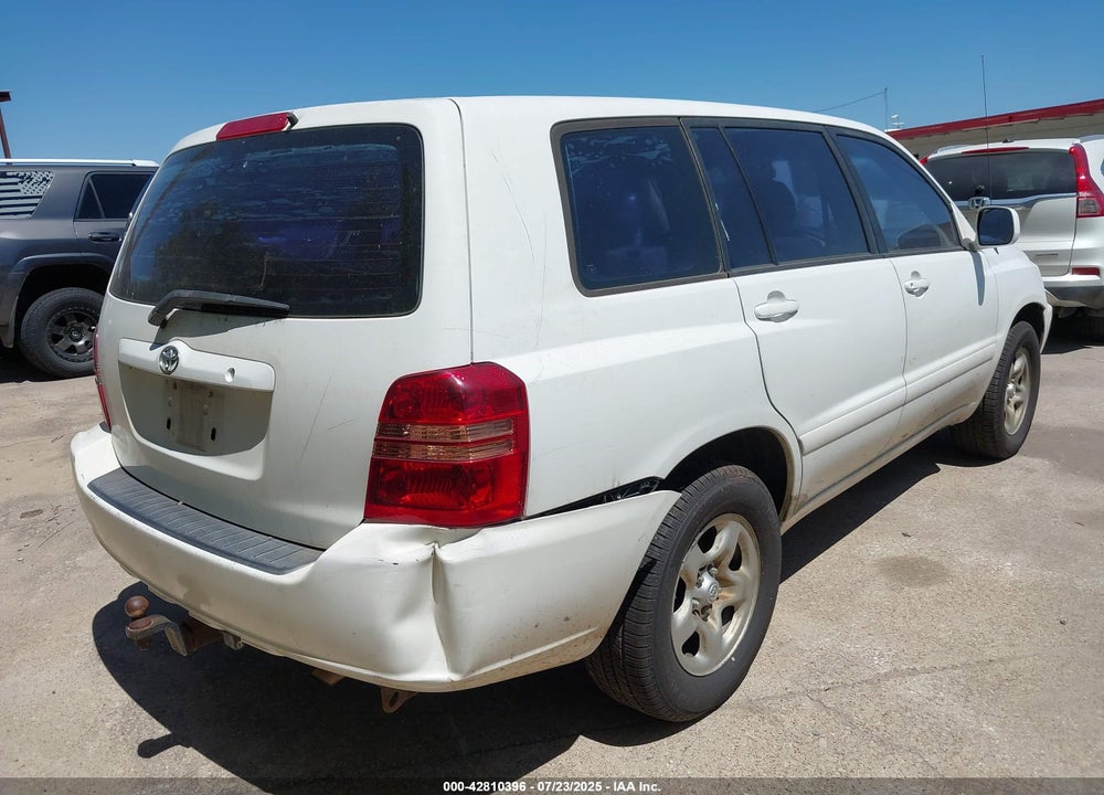 2002 TOYOTA HIGHLANDER VIN: JTEGF21A920060292
