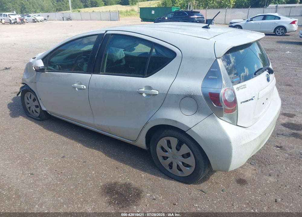 2012 TOYOTA PRIUS C VIN: JTDKDTB31C1505064