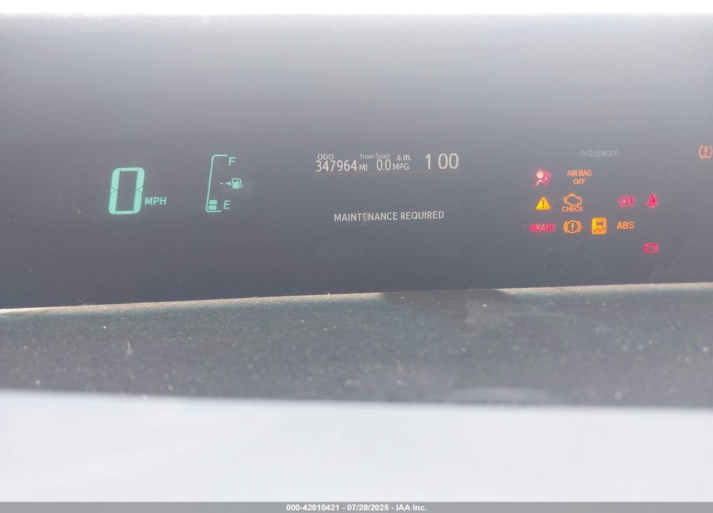 2012 TOYOTA PRIUS C VIN: JTDKDTB31C1505064
