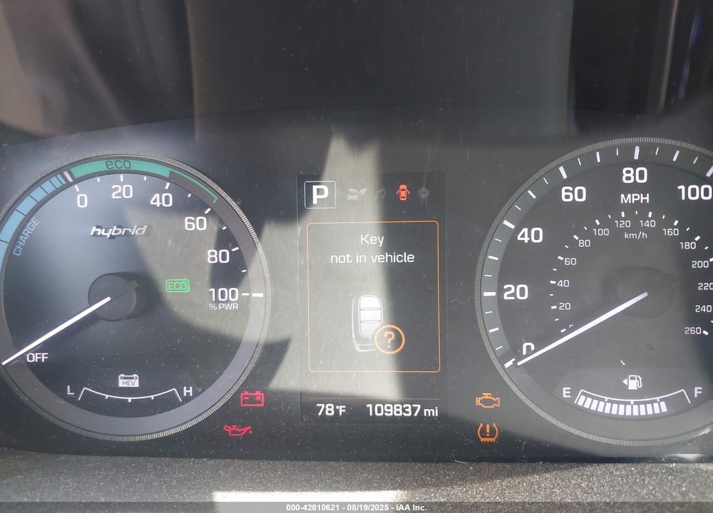 2017 HYUNDAI SONATA HYBRID SE VIN: KMHE24L34HA062239