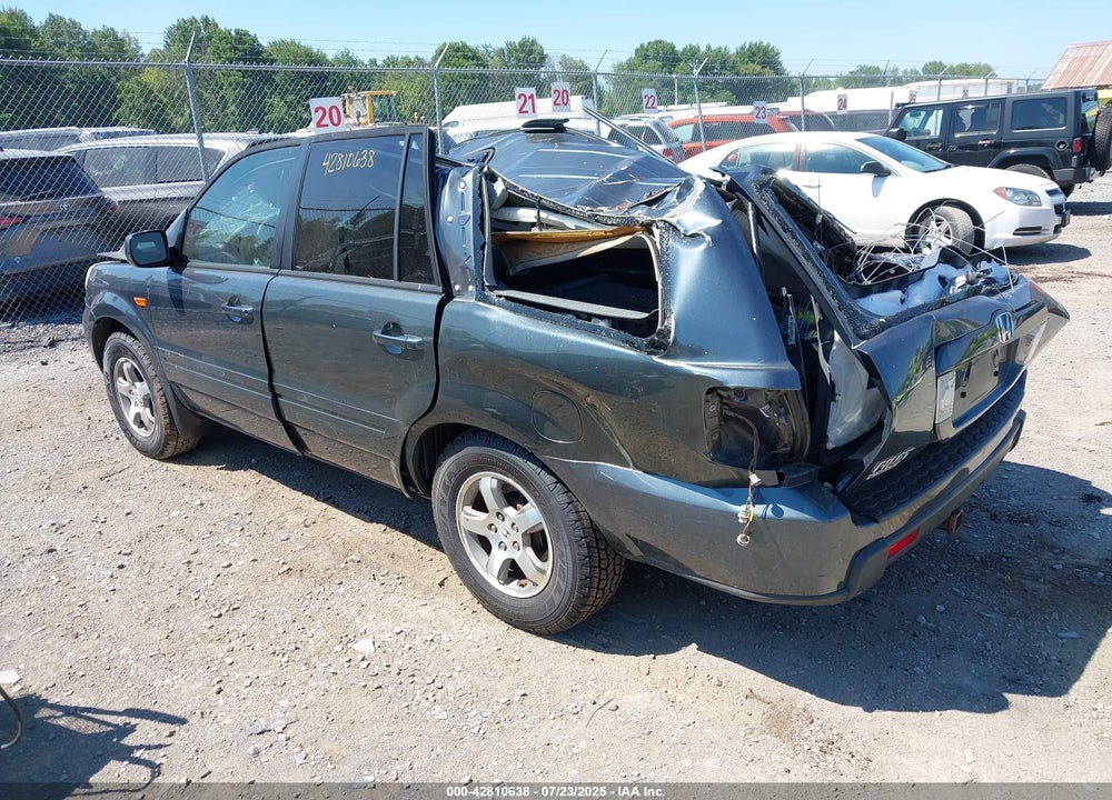2006 HONDA PILOT VIN: 5FNYF18536B012838