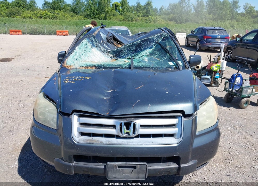 2006 HONDA PILOT VIN: 5FNYF18536B012838