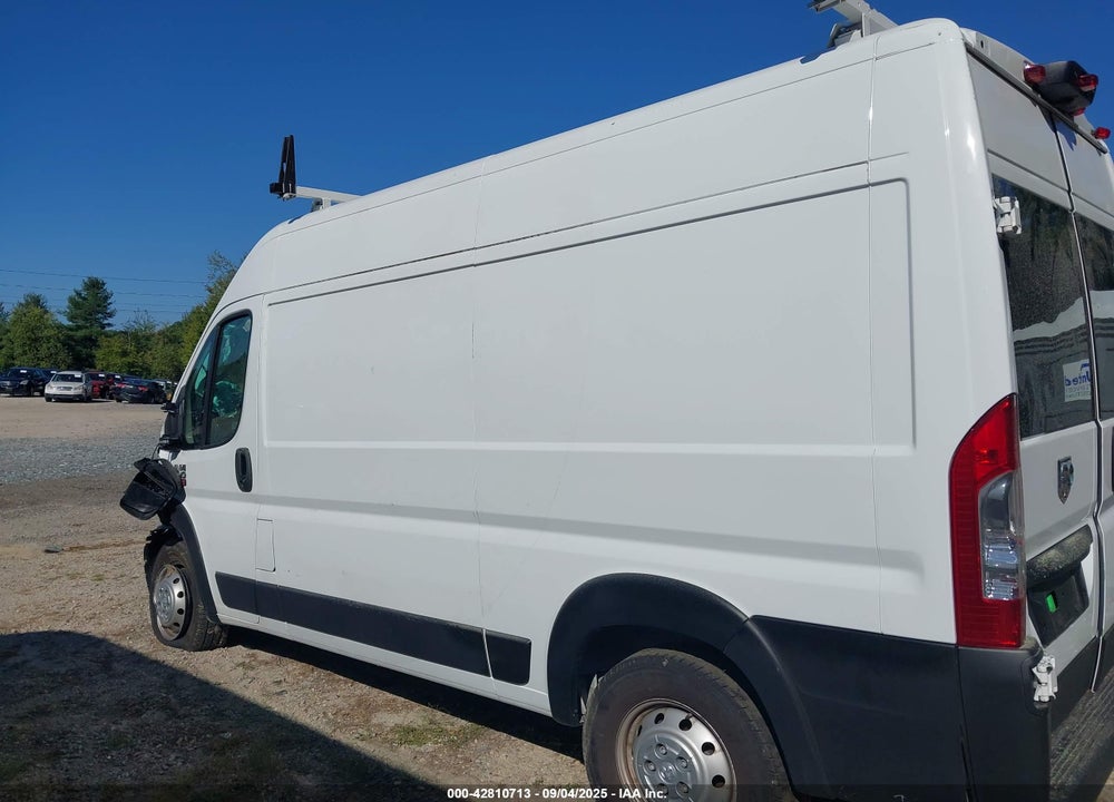 2022 RAM PROMASTER 1500 HIGH ROOF 136 WB VIN: 3C6LRVBG9NE102249