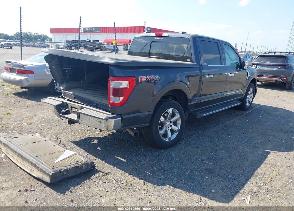 2021 FORD F-150 LARIAT VIN: 1FTFW1ED4MFA89567