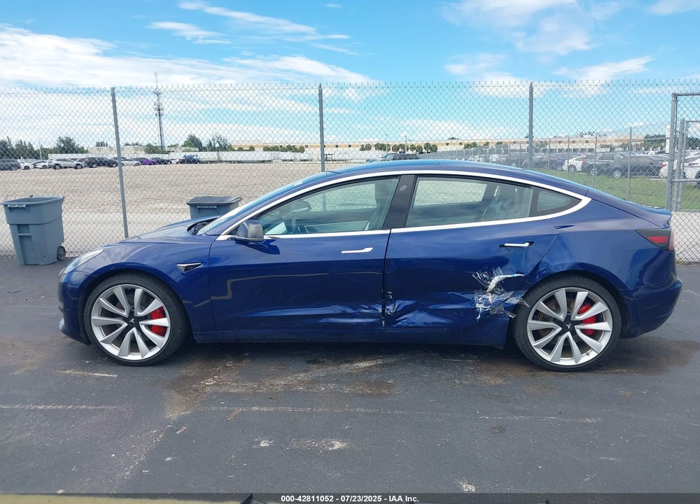 2018 TESLA MODEL 3 VIN: 5YJ3E1EB5JF080784