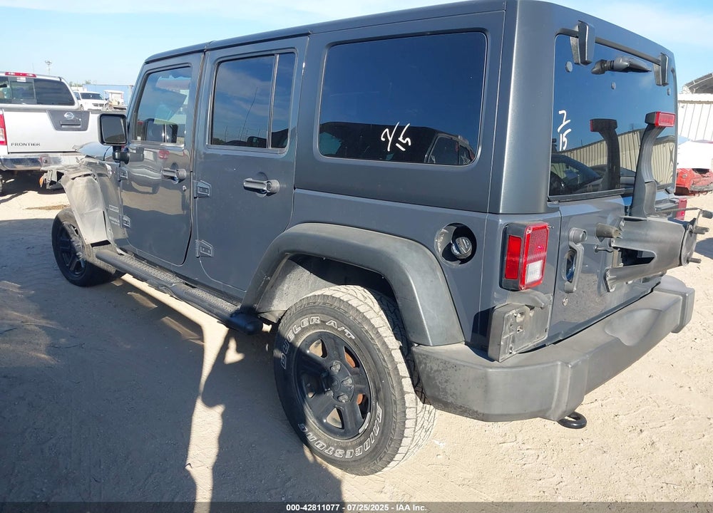 2017 JEEP WRANGLER UNLIMITED SPORT 4X4 VIN: 1C4BJWDG0HL747902
