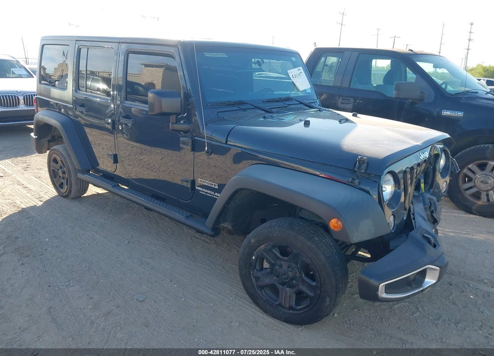 2017 JEEP WRANGLER UNLIMITED SPORT 4X4 VIN: 1C4BJWDG0HL747902