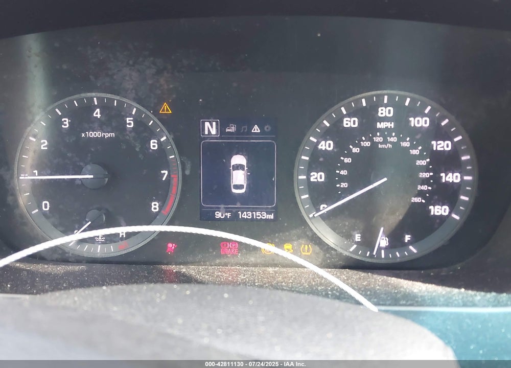 2017 HYUNDAI SONATA SE VIN: 5NPE24AF7HH504988