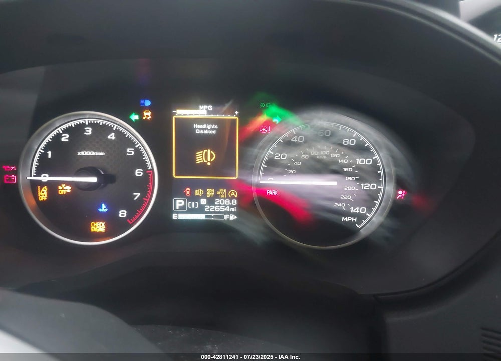 2022 SUBARU FORESTER VIN: JF2SKAEC7NH474744