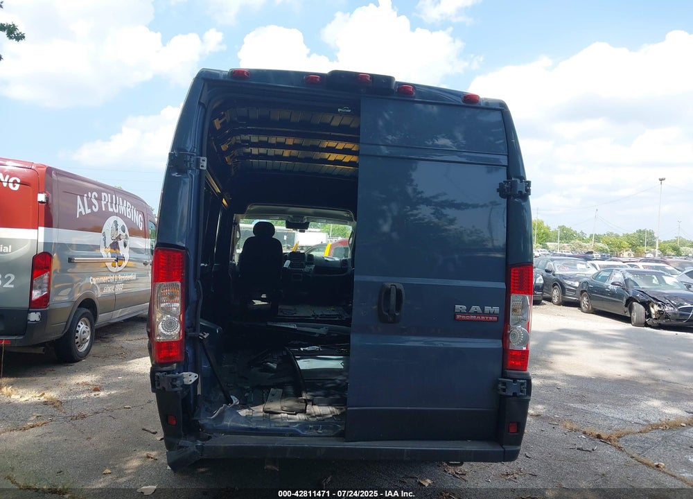 2022 RAM PROMASTER 3500 CARGO VAN HIGH ROOF 159 WB EXT VIN: 3C6MRVJGXNE136223
