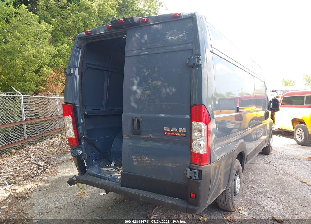 2022 RAM PROMASTER 3500 CARGO VAN HIGH ROOF 159 WB EXT VIN: 3C6MRVJGXNE136223