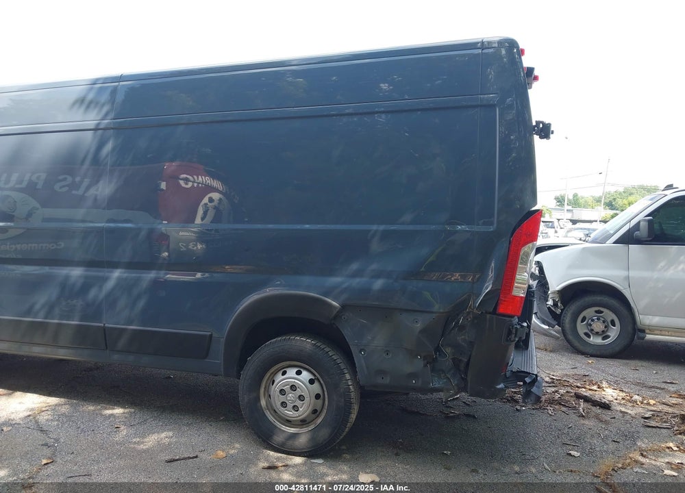 2022 RAM PROMASTER 3500 CARGO VAN HIGH ROOF 159 WB EXT VIN: 3C6MRVJGXNE136223