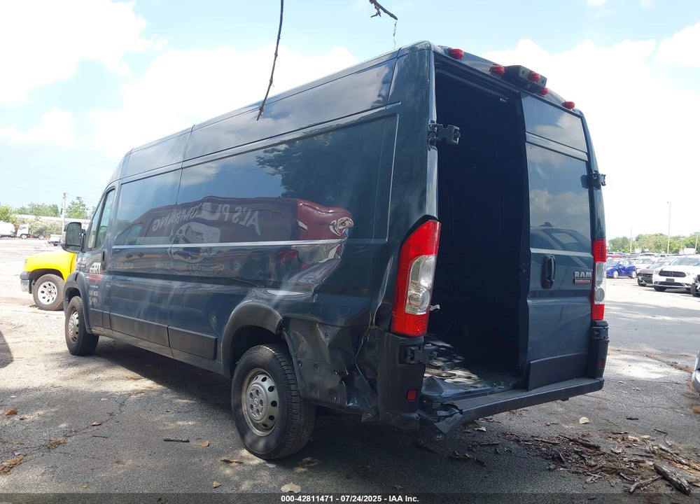 2022 RAM PROMASTER 3500 CARGO VAN HIGH ROOF 159 WB EXT VIN: 3C6MRVJGXNE136223