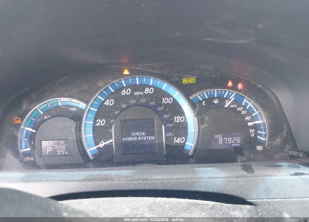 2014 TOYOTA CAMRY HYBRID VIN: 4T1BD1FK7EU132051