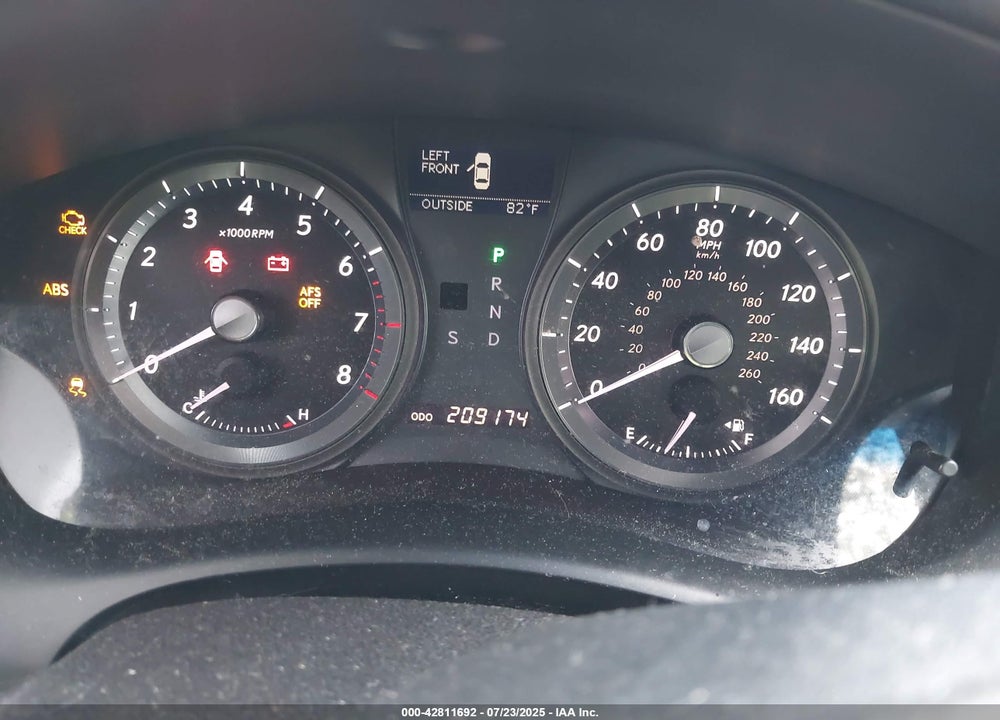 2007 LEXUS ES350 VIN: JTHBJ46G672129407