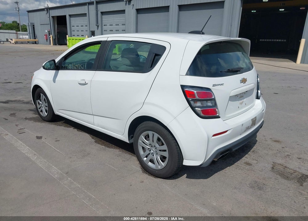 2017 CHEVROLET SONIC LT AUTO VIN: 1G1JG6SH1H4167552