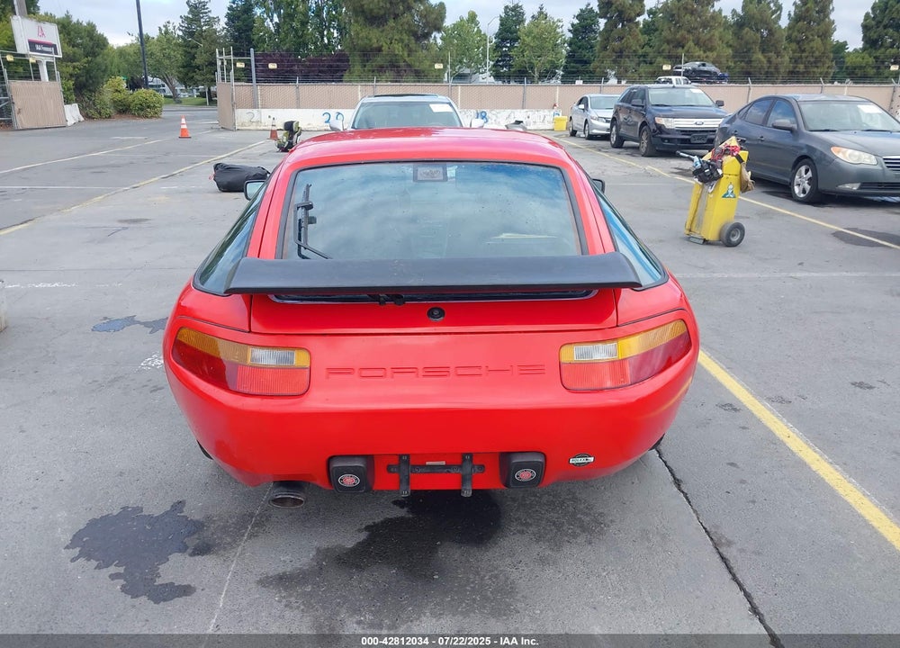1987 PORSCHE 928 S VIN: WP0JB0920HS860614