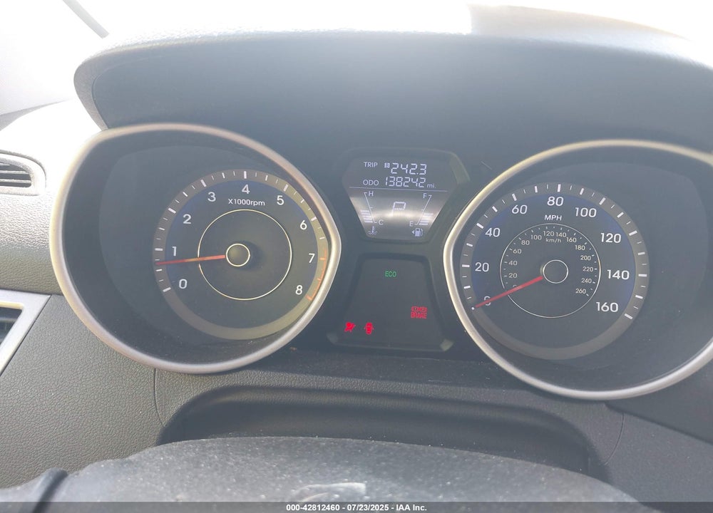 2012 HYUNDAI ELANTRA VIN: KMHDH4AEXCU247479