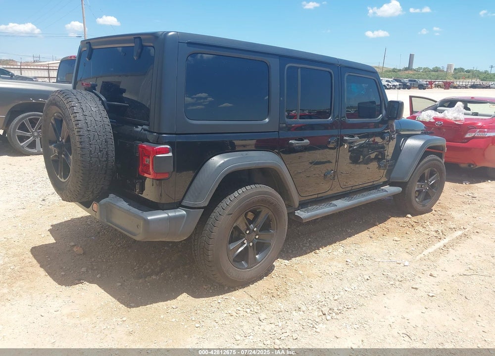 2019 JEEP WRANGLER UNLIMITED SPORT ALTITUDE 4X4 VIN: 1C4HJXDG8KW651005