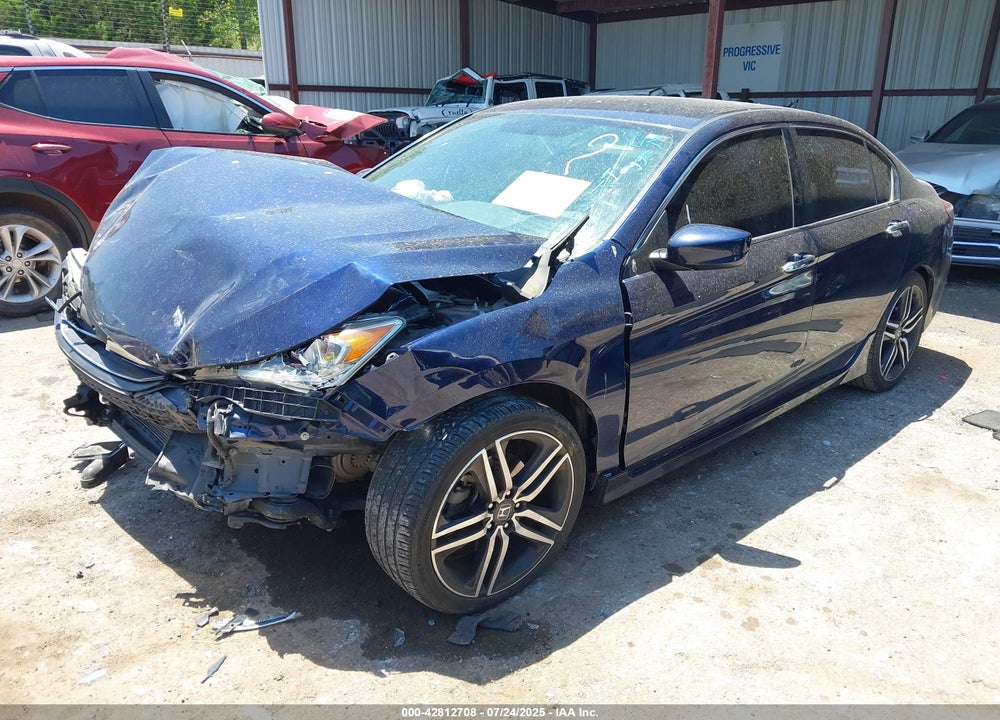 2016 HONDA ACCORD SPORT VIN: 1HGCR2F54GA216912