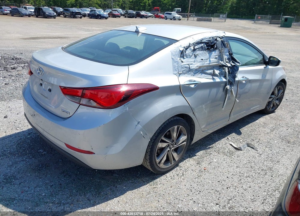 2014 HYUNDAI ELANTRA LIMITED VIN: 5NPDH4AE0EH506O14