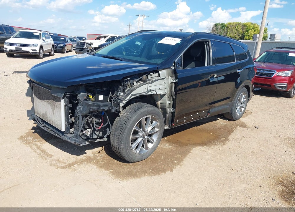 2017 HYUNDAI SANTA FE SE VIN: KM8SN4HF9HU226564