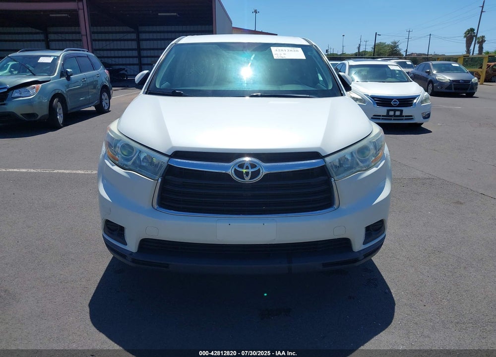 2015 TOYOTA HIGHLANDER LE VIN: 5TDZARFH0FS012600