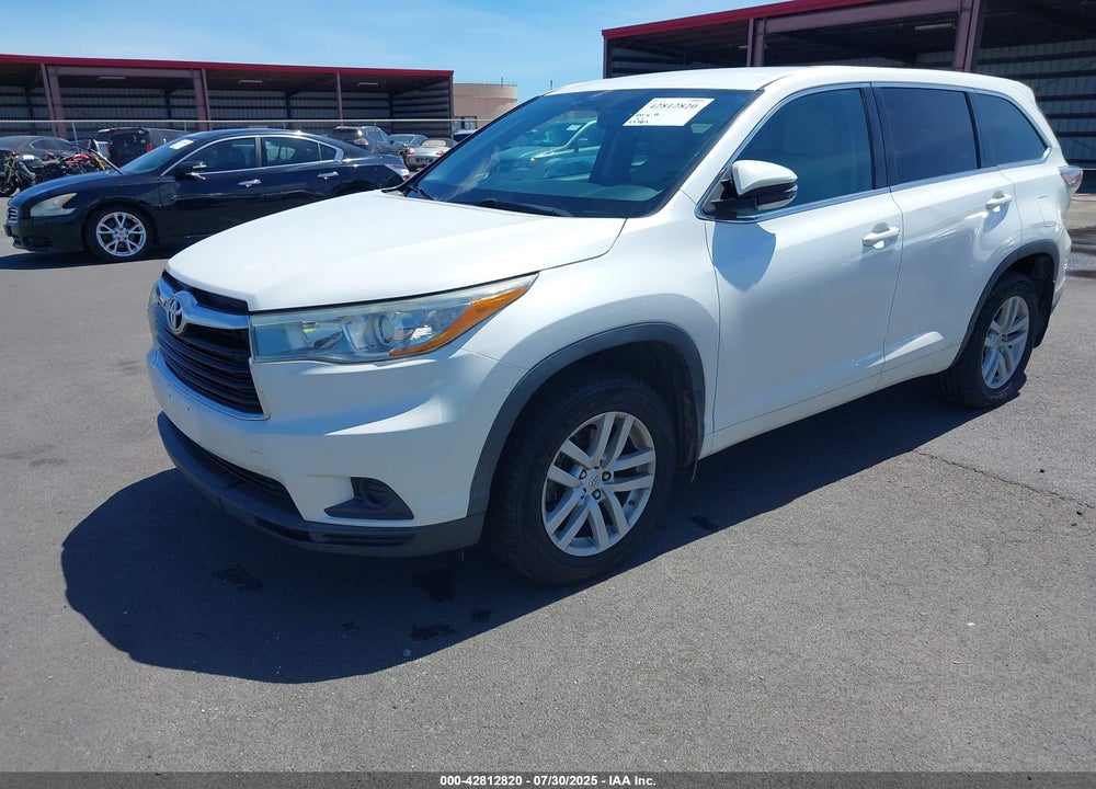 2015 TOYOTA HIGHLANDER LE VIN: 5TDZARFH0FS012600