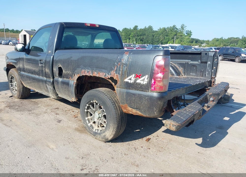 2005 CHEVROLET SILVERADO 1500 WORK TRUCK VIN: 1GCEK14V05Z204277