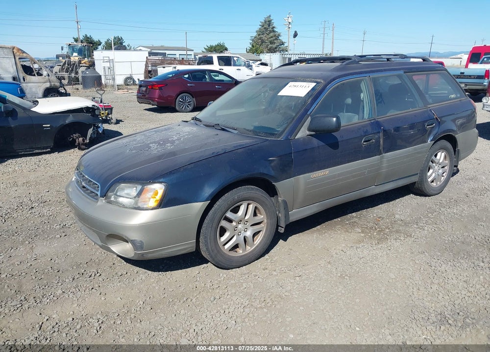 2002 SUBARU OUTBACK VIN: 4S3BH665826660522