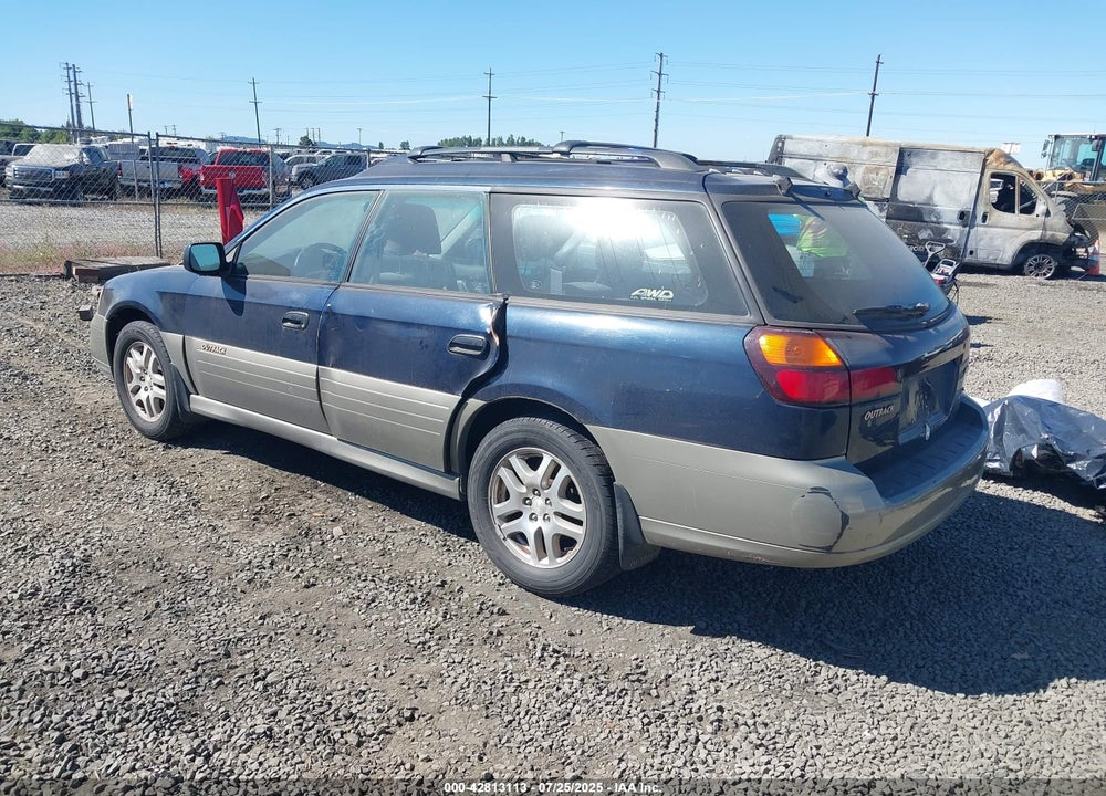 2002 SUBARU OUTBACK VIN: 4S3BH665826660522