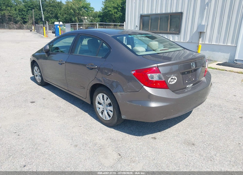 2012 HONDA CIVIC VIN: 19XFB2F56CE009560