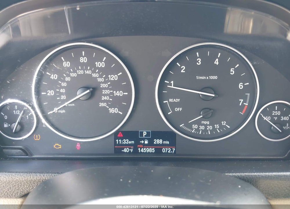 2013 BMW 3 SERIES VIN: WBA3A5C54DJ462623